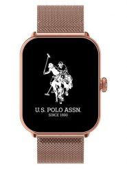 U.S. Polo Assn. Smartwatch w kolorze różowozłotym rozmiar: onesize. Czerwone, cyfrowe zegarki U.S. Polo Assn., metalowe. Za 339.99 zł.