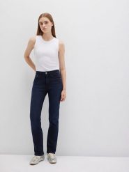 MAVI Dżinsy "Kendra" - Regular fit - w kolorze granatowym rozmiar: W30/L32. Niebieskie jeansy Mavi, l, bez wzorów, klasyczne, z podwyższonym stanem. Za 134.95 zł.