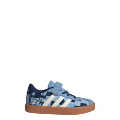 Buty adidas x Disney Mickey VL Court. Białe buty sportowe lifestyle adidas, bez wzorów, bez zapięcia. Za 229.00 zł.