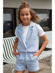 Like Flo Szorty "Finn" w kolorze błękitnym rozmiar: 134/140. Niebieskie szorty Like Flo, bez wzorów. Za 99.45 zł.