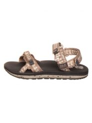 Jack Wolfskin Sandały trekkingowe "Outfresh" w kolorze beżowym rozmiar: 42. Brązowe sandały Jack Wolfskin, bez wzorów, z otwartym noskiem, bez obcasa, na płaskiej podeszwie, bez zapięcia. Za 129.95 zł.