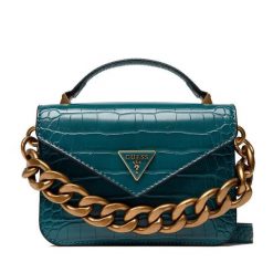 Torebka Guess. Niebieskie torebki klasyczne Guess, z aplikacjami, klasyczne, bez dodatków. Za 579.99 zł.