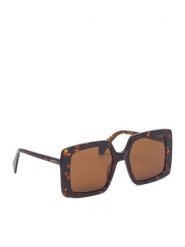 Nine West Okulary przeciwsłoneczne CEO-NW6629S Brązowy ciemny. Brązowe okulary przeciwsłoneczne Nine West, bez wzorów, plastikowe. Za 149.99 zł.