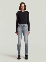 G-Star Dżinsy - Slim fit - w kolorze szarym rozmiar: W29/L30. Szare jeansy G-Star, l, z aplikacjami, klasyczne. Za 264.77 zł.