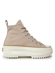 Converse Trampki Run Star Hike Platform Counter Climate A04184C Beżowy. Brązowe trampki Converse, bez wzorów, z nubiku, retro, bez zapięcia. Za 429.99 zł.