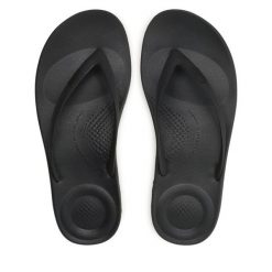 Japonki FitFlop. Czarne japonki FitFlop, bez wzorów. Za 129.99 zł.
