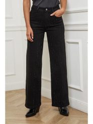 L'armoire de Suzette Dżinsy - Regular fit - w kolorze czarnym rozmiar: 38. Czarne jeansy L'armoire de Suzette, l, bez wzorów, klasyczne, z standardowym stanem. Za 214.19 zł.