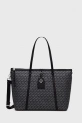 MICHAEL Michael Kors torebka kolor czarny. Czarne shopper bag MICHAEL Michael Kors, bez wzorów, na ramię, bez dodatków. Za 1,979.90 zł.