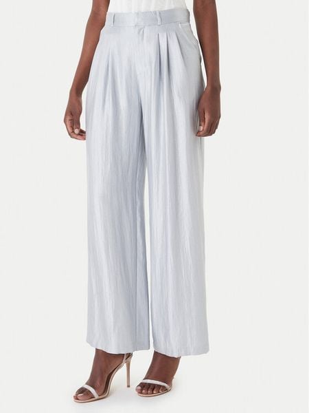 Eleh Spodnie materiałowe SS260403 Błękitny Relaxed Fit. Niebieskie spodnie materiałowe Eleh, bez wzorów, z materiału. Za 418.99 zł.