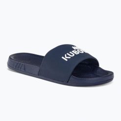 Klapki Kubota Basic. Niebieskie klapki Kubota, bez wzorów, sportowe, bez obcasa, bez zapięcia. Za 69.99 zł.