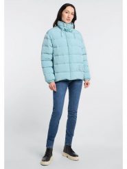 ELBSAND Kurtka zimowa "Varna" w kolorze błękitnym rozmiar: S. Niebieskie kurtki ELBSAND, na zimę, s, bez wzorów, z puchu, bez kaptura. Za 347.99 zł.