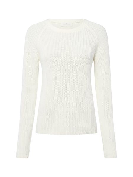 Fynch-Hatton Sweter damski z dzianiny Kobiety Bawełna biały jednolity, S. Białe swetry Fynch-Hatton, na zimę, s, bez wzorów, z bawełny, bez ramiączek. Za 399.95 zł.