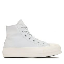 Trampki Converse. Niebieskie trampki Converse, bez wzorów, retro, bez zapięcia. Za 269.99 zł.