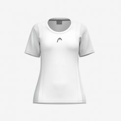 CLUB 25 TECH T-Shirt Women. Białe t-shirty Head, m, bez wzorów, z meshu, sportowe, bez kołnierzyka, bez ramiączek. W wyprzedaży za 153.00 zł.