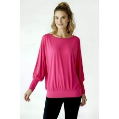 Bluzka damska do tańca i fitness różowa Latina 2skin. Czerwone bluzki 2SkIN, bez wzorów, sportowe, bez kołnierzyka, bez ramiączek. Za 139.00 zł.