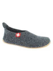 Living Kitzbühel Wełniane kapcie "Gipfelkreuz" w kolorze antracytowym rozmiar: 47. Czarne kapcie Living Kitzbühel, bez wzorów, z materiału. Za 154.07 zł.