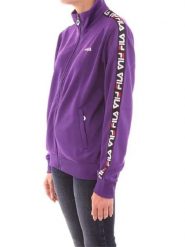Damska bluza Fila Women Talli Track Jacket 687069-A033. Fioletowe bluzy bez kaptura Fila, xs, bez wzorów, z materiału, bez kaptura, na fitness i siłownię. Za 183.27 zł.