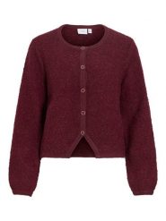 Vila Kardigan w kolorze bordowym rozmiar: XL. Czerwone swetry Vila, xl, bez wzorów, bez ramiączek. Za 134.95 zł.