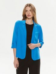 Vero Moda Marynarka Jesmilo 10279700 Niebieski Regular Fit. Niebieskie marynarki i żakiety Vero Moda, m, bez wzorów, z wiskozy, bez ramiączek. Za 99.99 zł.