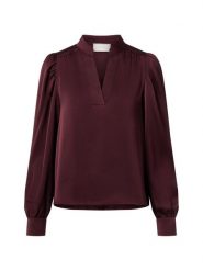 Neo Noir Bluzka damska - Rosslyn Kobiety Sztuczne włókno czerwony jednolity, 34. Czerwone bluzki Neo Noir, bez wzorów, z satyny, eleganckie, bez kołnierzyka, bez ramiączek. Za 349.95 zł.