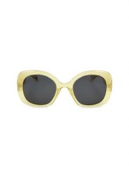 Polaroid Damskie okulary przeciwsłoneczne w kolorze żółto-czarnym rozmiar: 52. Czarne okulary przeciwsłoneczne Polaroid, bez wzorów, z tworzywa sztucznego, szklane. Za 159.95 zł.