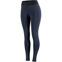 Legging Kombinezon jeździecki z pełnym dołem i silikonem dla kobiet Horze Madiso. Niebieskie kombinezony HORZE, na lato, m, bez wzorów, z dzianiny, bez kołnierzyka, bez ramiączek. Za 211.50 zł.