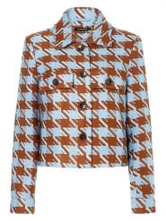 More & More Kurtka koszulowa w kolorze jasnobrązowo-błękitnym rozmiar: 36. Brązowe kurtki More & More, bez wzorów, bez kaptura. Za 173.99 zł.