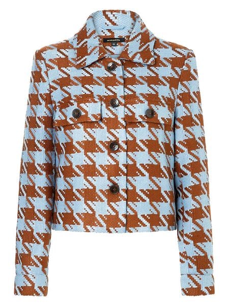 More & More Kurtka koszulowa w kolorze jasnobrązowo-błękitnym rozmiar: 36. Brązowe kurtki More & More, bez wzorów, bez kaptura. Za 173.99 zł.