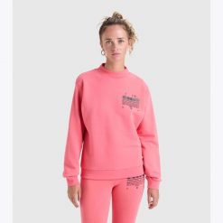 Bluza damska DIADORA L. SWEATSHIRT CREW MANIFESTO. Czerwone bluzy Diadora, l, bez wzorów, bez kaptura. Za 129.99 zł.