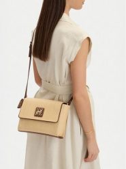 Nine West Torebka CEO-Sullivan Heart-LDA9446 Beżowy. Brązowe listonoszki Nine West, bez wzorów, z syntetyku, bez dodatków. Za 219.99 zł.