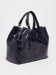 Abaco Skórzana torebka "Livia" w kolorze czarnym - 39,5 x 19 x 32,5 cm rozmiar: onesize. Czarne torebki klasyczne Abaco, bez wzorów, z materiału, przez ramię, bez dodatków. Za 327.87 zł.