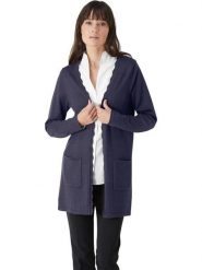 WITT WEIDEN Kardigan w kolorze granatowym rozmiar: 44. Niebieskie swetry WITT WEIDEN, bez wzorów, z wełny, bez ramiączek. Za 86.99 zł.