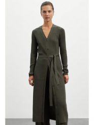 Ecoalf Kardigan w kolorze khaki rozmiar: XL. Brązowe swetry Ecoalf, xl, bez wzorów, z tkaniny, bez ramiączek. Za 206.91 zł.