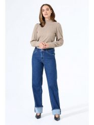 Garcia Bluzka w kolorze szarobrązowym rozmiar: S. Szare bluzki Garcia, s, bez wzorów, z koronki, bez kołnierzyka, bez ramiączek. Za 83.03 zł.