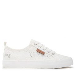 Tenisówki Big Star Shoes. Białe trampki BIG STAR SHOES, bez wzorów, retro, bez zapięcia. Za 139.99 zł.