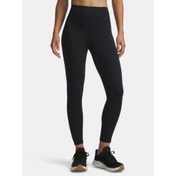 Legginsy damskie Under Armour Motion Mesh Ankle. Czarne legginsy Under Armour, bez wzorów, z meshu, sportowe. Za 169.99 zł.