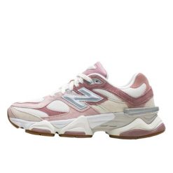 Buty do chodzenia dla dorosłych New Balance 9060 Rose Pink. Czerwone buty treningowe New Balance, bez wzorów, ze skóry, bez zapięcia, trekkingowe. Za 2,525.50 zł.