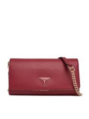 Guess Torebka Noelle II Mini HWZG96 72750 Czerwony. Czerwone kopertówki Guess, z aplikacjami, ze skóry, wizytowe, bez dodatków. Za 339.99 zł.