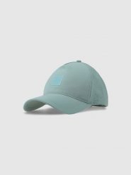 4F Czapka z daszkiem strapback uniseks - turkusowa L/XL. Niebieskie czapki z daszkiem 4f, na lato, bez wzorów, z syntetyku, klasyczne. W wyprzedaży za 59.99 zł.
