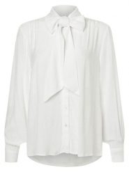 Maerz Muenchen Bluzka w kolorze białym rozmiar: 38. Białe bluzki Maerz Muenchen, bez wzorów, z wiskozy, bez kołnierzyka, bez ramiączek. Za 252.99 zł.