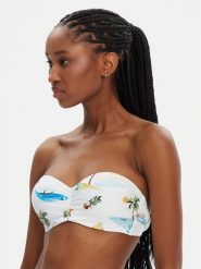 Seafolly Góra od bikini Isla Palm 30574-216 Biały. Białe bikini Seafolly, bez wzorów, z syntetyku. Za 319.99 zł.