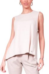 Koszulka turystyczna damska Superdry Flex Loose Open Back. Brązowe t-shirty sportowe Superdry, l, bez wzorów, z bawełny, bez ramiączek, trekkingowe. Za 74.49 zł.