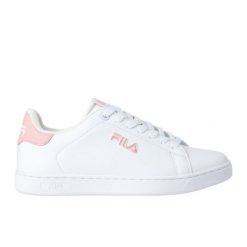 Buty Fila Courtbay Linear FFW0527 13394 białe. Białe buty treningowe bez wzorów, z gumy, bez zapięcia. Za 297.54 zł.