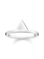 Thomas Sabo Srebrny pierścionek rozmiar: 54. Szare pierścionki thomas sabo, srebrne. Za 84.21 zł.