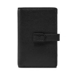 Duży Portfel Damski Furla. Czarne portfele Furla, bez wzorów. Za 339.99 zł.