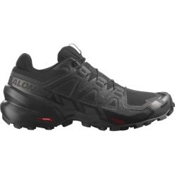 Buty Salomon Speedcross 6 Damskie Czarne. Czarne buty do biegania Salomon, bez wzorów, bez zapięcia, do biegania, salomon speedcross. Za 529.00 zł.