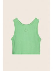 Like Flo Top w kolorze zielonym rozmiar: 176. Zielone topy Like Flo, s, bez wzorów, z wiskozy, klasyczne, bez kołnierzyka, bez ramiączek. Za 52.99 zł.