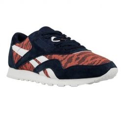 Buty do chodzenia damskie Reebok CL Nylon Sail Away. Niebieskie buty treningowe Reebok, na lato, bez wzorów, z materiału, bez zapięcia, na fitness i siłownię, reebok classic. Za 233.00 zł.
