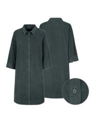 Sublevel Sukienka w kolorze morskim rozmiar: L. Niebieskie sukienki Sublevel, l, bez wzorów, z bawełny, bez kołnierzyka, bez ramiączek, midi. Za 108.74 zł.