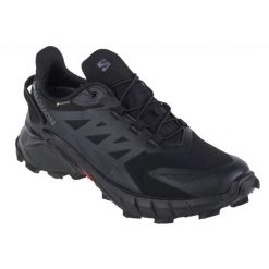 Buty do biegania Salomon Supercross 4 Gtx W 417339 czarne. Czarne buty do biegania bez wzorów, z gumy, bez zapięcia, do biegania. Za 810.67 zł.
